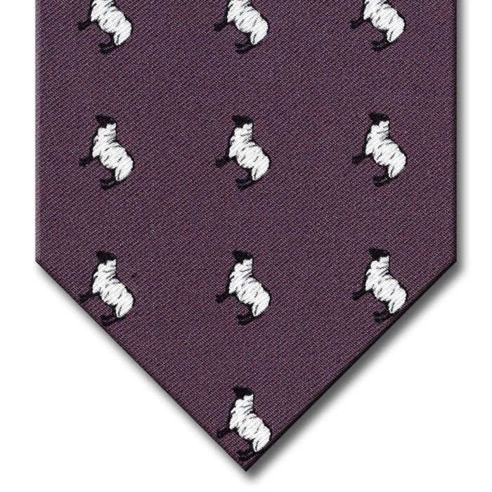 stylish necktie sets for weddings-Purple Novelty Tie