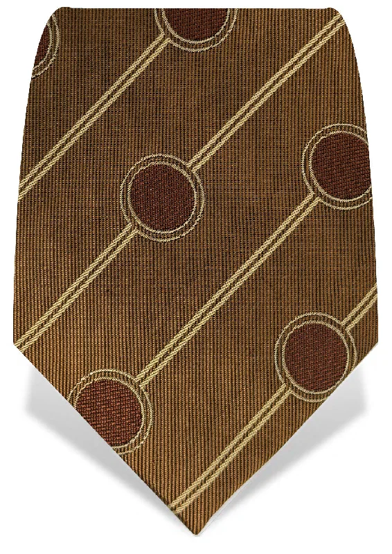 modern silk necktie combinations for office wear-Retro Circle Tie