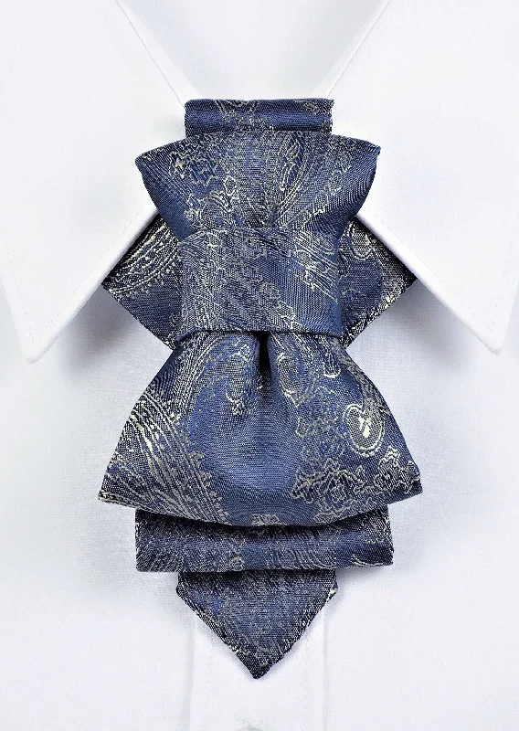 silk necktie designs for office events-BOW TIE "AGATE"