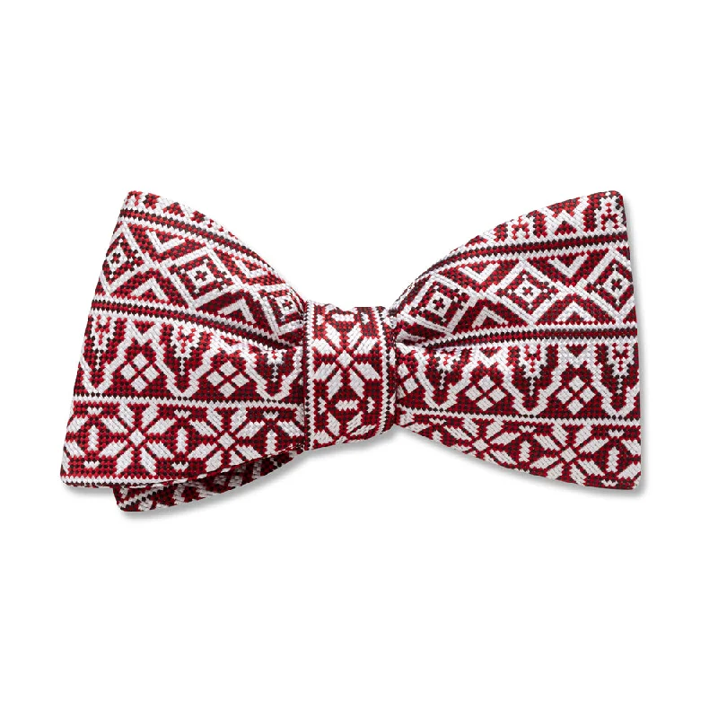 modern wedding silk necktie ideas-Snowflake - Kids' Bow Ties