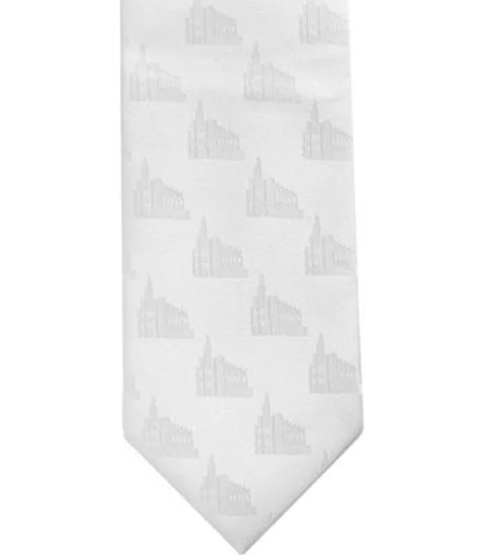 premium silk necktie designs for formal events-St George Utah Temple Tie - Standard Width