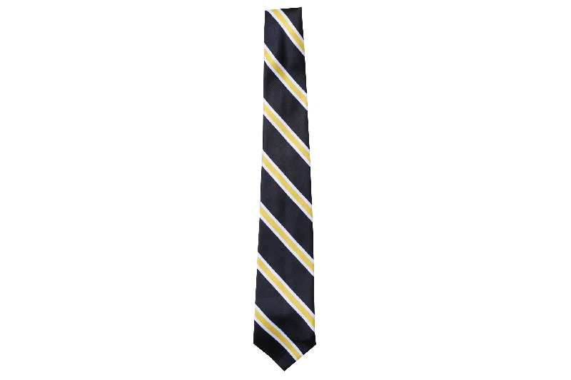 classic silk necktie styles for men-Striped Tie - Brettonwood