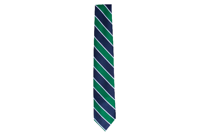 silk necktie options for office wear-Striped Tie - Durban Girls High