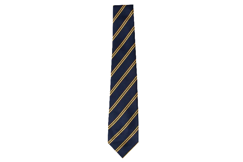 modern wedding silk tie sets-Striped Tie - Marist Bros