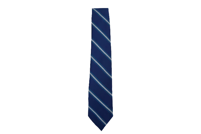 designer silk bow ties for weddings-Striped Tie - Sacred Heart