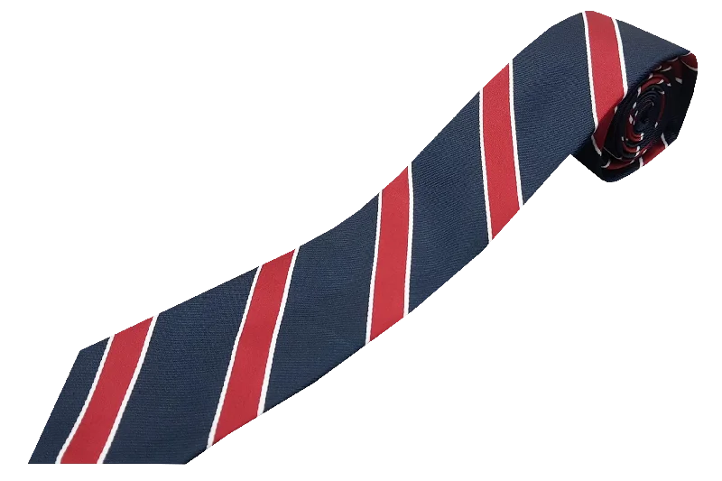 elegant wedding necktie sets for men-Striped Tie - Westville Boys High School