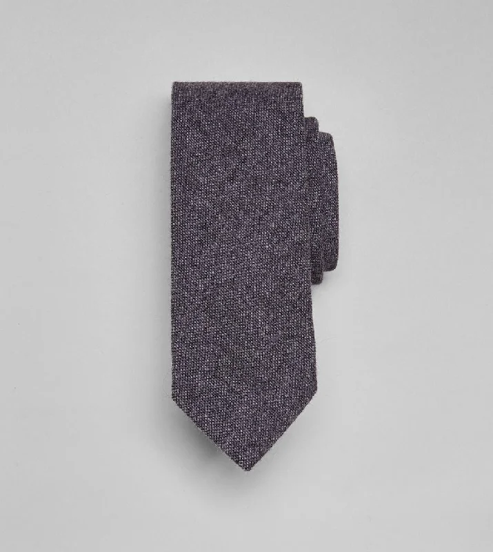 vibrant silk necktie options for business wear-Grey Pure Cashmere Solid Tipped Tie