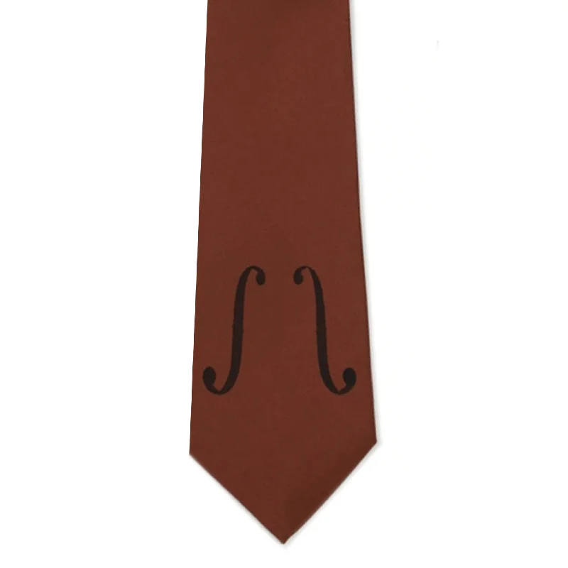 elegant silk necktie options for business wear-Violin Tie