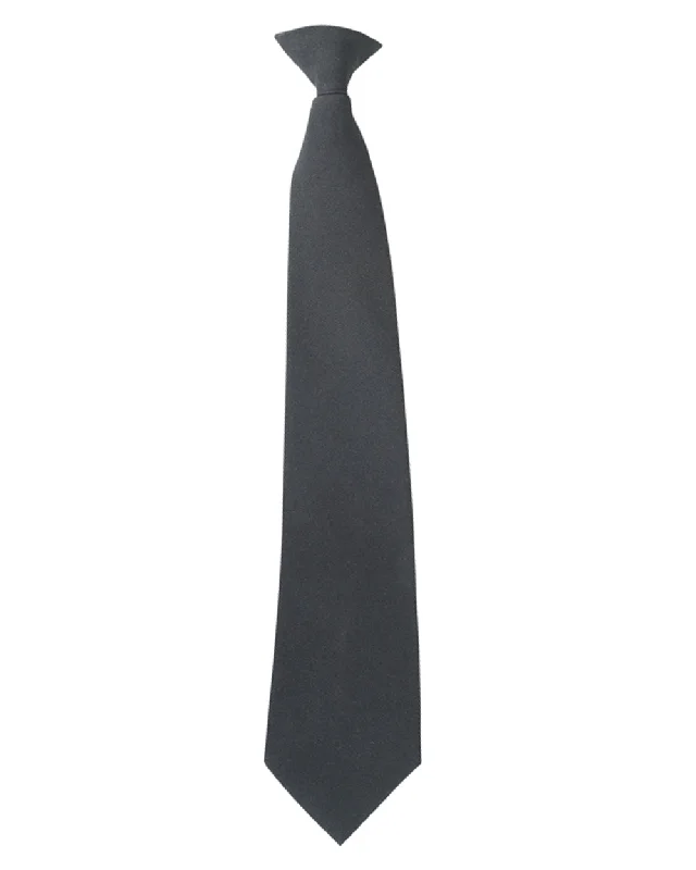 affordable silk necktie sets for office wear-Viper Security Clip-On Tie