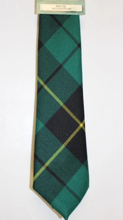 best silk wedding necktie styles-Wallace Hunting Ancient Tartan Tie