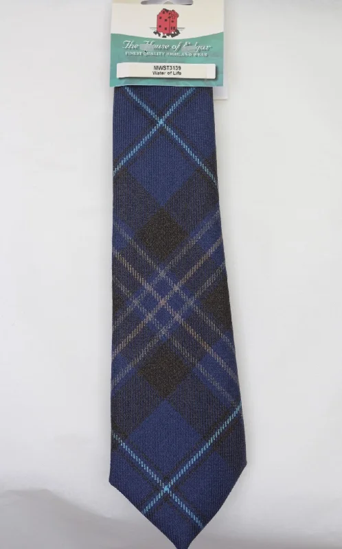 elegant silk necktie options for business wear-Water of Life Tartan Tie