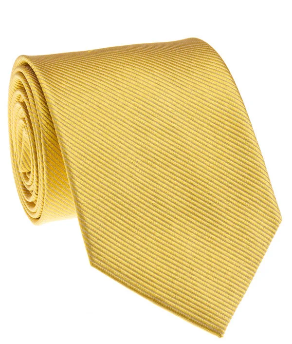 unique silk necktie styles for weddings-XL Neckwear - Gold