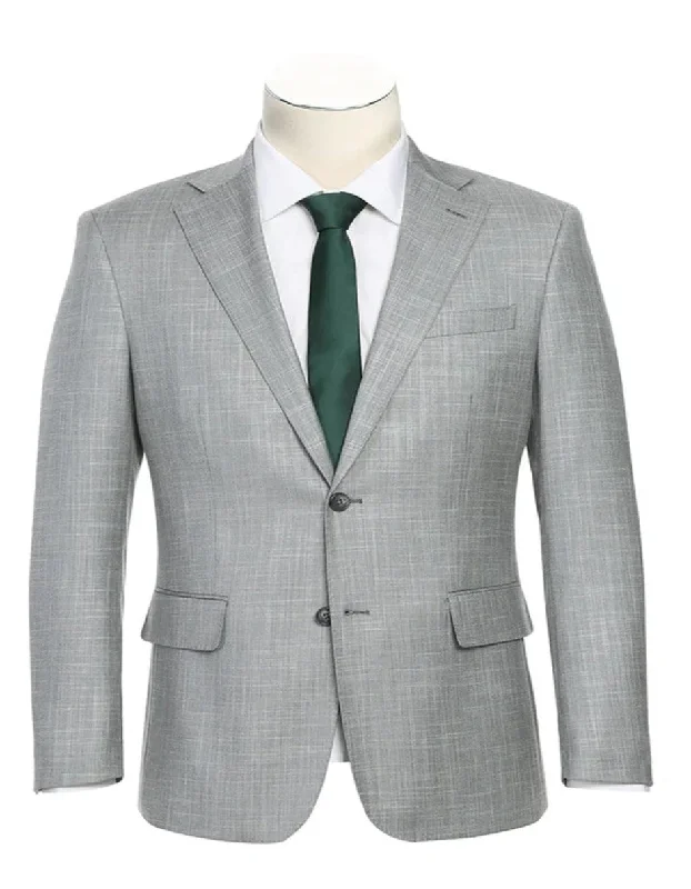 Men's luxury tuxedo for office gala -Light Grey Suit - Silver Gray Suit For Wedding - Mens Designer Two Button Slim Fit Notch Lapel Herringbone Suit