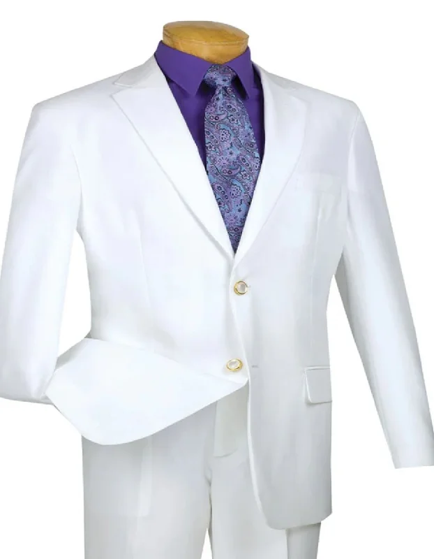 Men's grey wool tuxedo for business event -Mens Classic Fit Poplin Club Sport Coat White Blazer