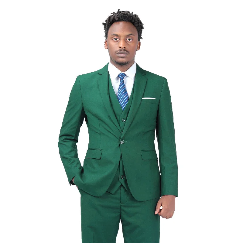 Men's formal tuxedo jacket for evening event -Light Green Stylish Blazer One Button Casual Blazer