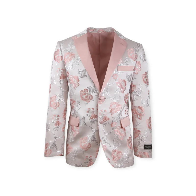 Best men's tuxedo for winter weddings -ST PATRICK: Floral Blazer SPF508