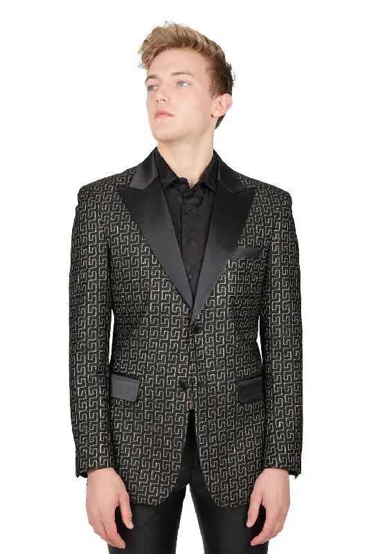 Men's tailored formal tuxedo with satin finish -WHEN IN ROME Blazer