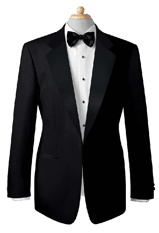 Men's black tuxedo jacket for dinner party -Black Tuxedo Jacket