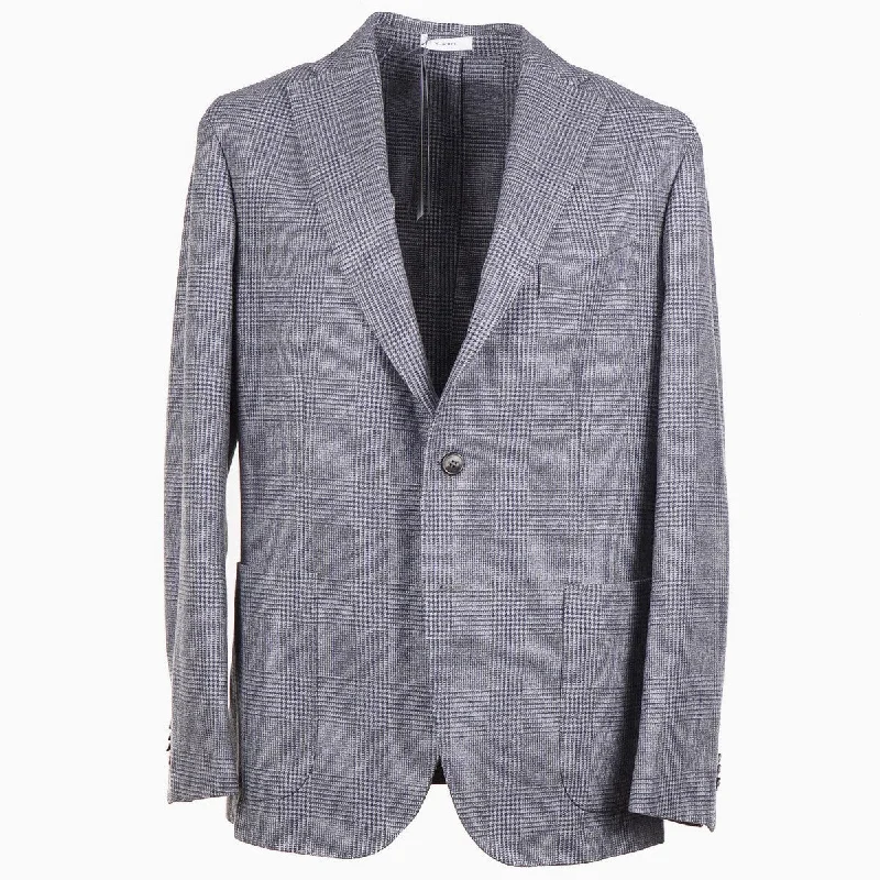 Men's modern tuxedo jacket for business events -Boglioli Brushed Flannel Wool 'K Jacket' Suit