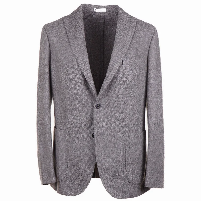 Men's classic tuxedo with satin finish for office -Boglioli Soft-Woven Wool 'K Jacket' Suit