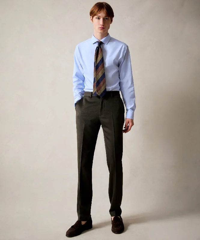 Men's grey tuxedo for business event rental -Italian Cashmere Sutton Trouser in Snyder Olive