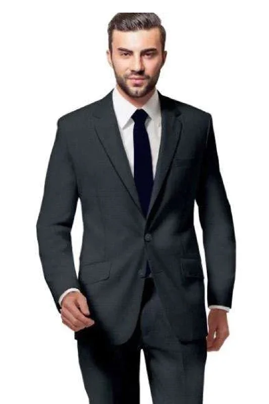 Men's slim fit tuxedo for business meetings -Dark Grey Suit