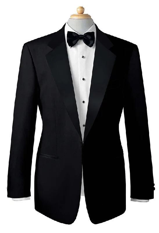 Men's slim fit wool tuxedo for evening event -Loro Piana Tuxedo