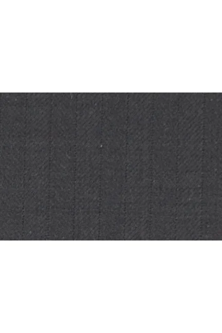 Men's wool tuxedo for formal business event -MaxDavoli Black Herringbone Suit