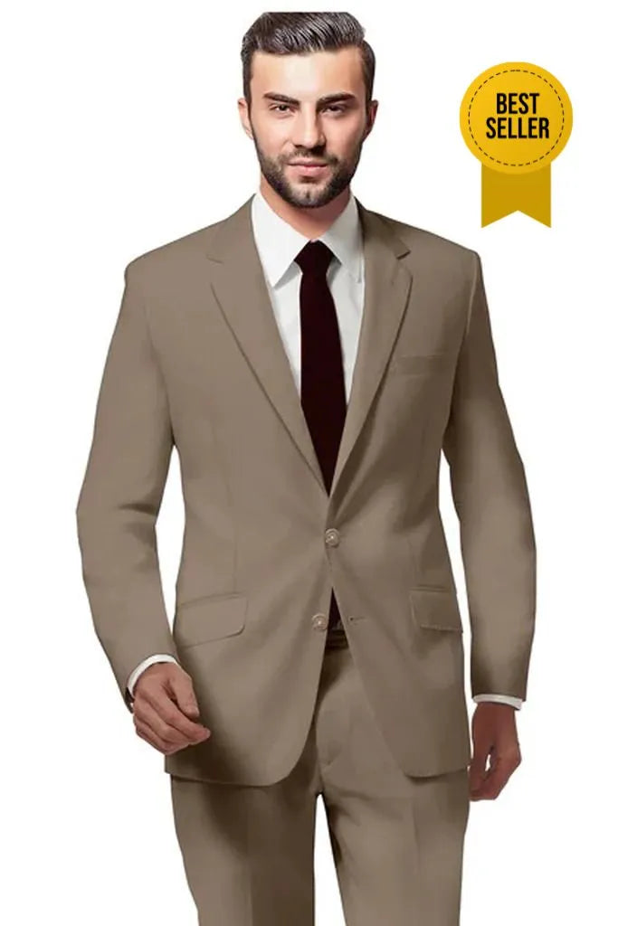 Men's premium black tuxedo for wedding -Monaco Beige Suit - A Timeless Classic for Men