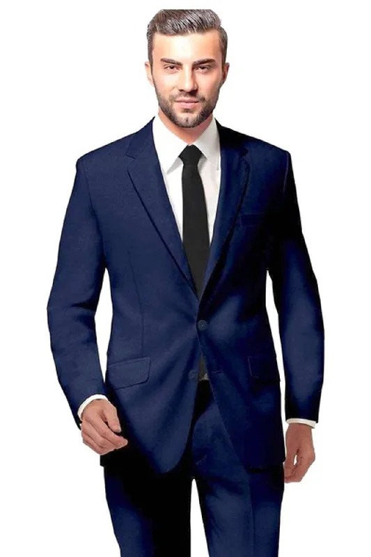 Men's premium slim fit business tuxedo -Royal Blue Suit