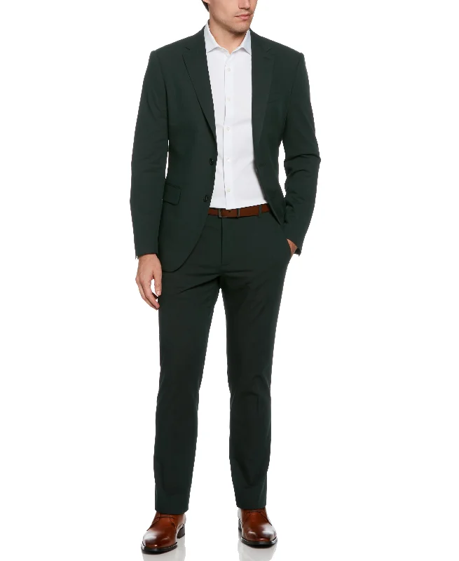 Men's grey tuxedo for formal event -Slim Fit Pine Louis Suit