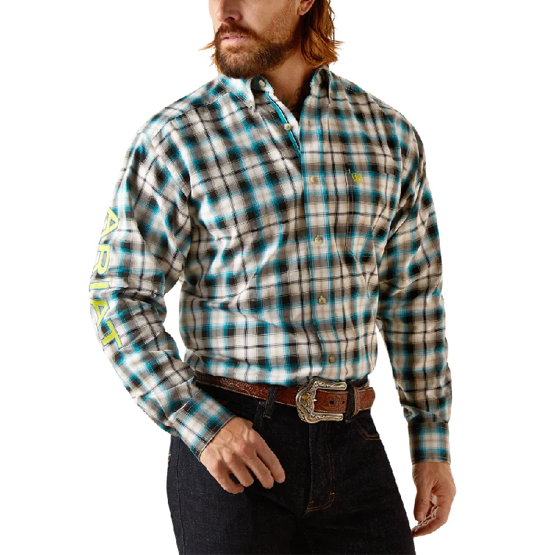 Men’s cotton short sleeve button-up shirt -Men’s Ariat Cannon Button Down Shirt #10047354