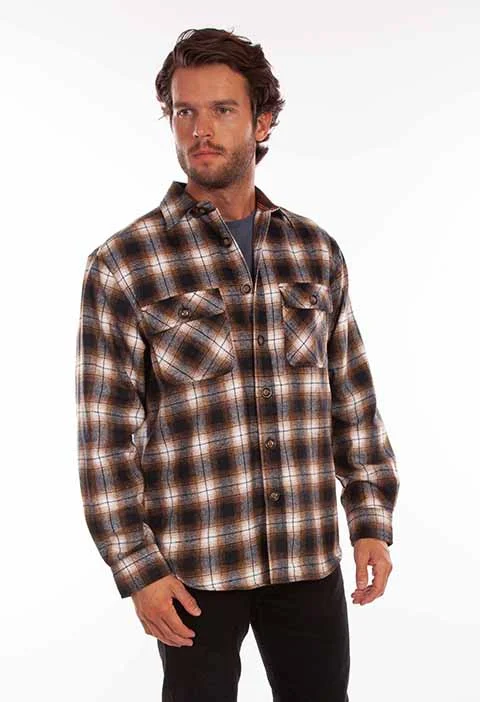 Men’s checkered office shirt -Men's Scully Button Down Shirt #5339