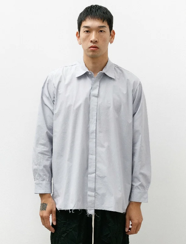 Men’s tailored long sleeve shirt -Inside Out Basic Shirt Grey