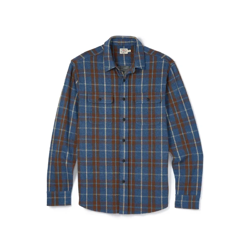 Men’s elegant plaid shirt -Legend Sweater Shirt In Alpine Lake Plaid