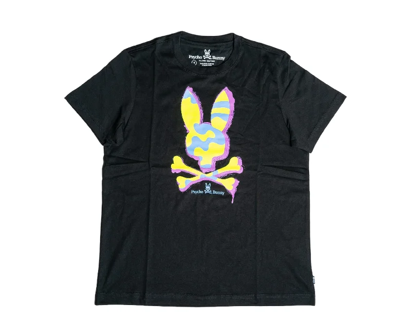 Men’s light cotton work shirt -Psycho Bunny Jacob Graphic Black Men's Tee Shirt B6U819S1PC-BLK