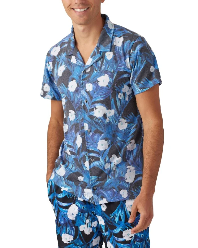 Men’s breathable business casual shirt -Sol Angeles Floral Cabana Shirt