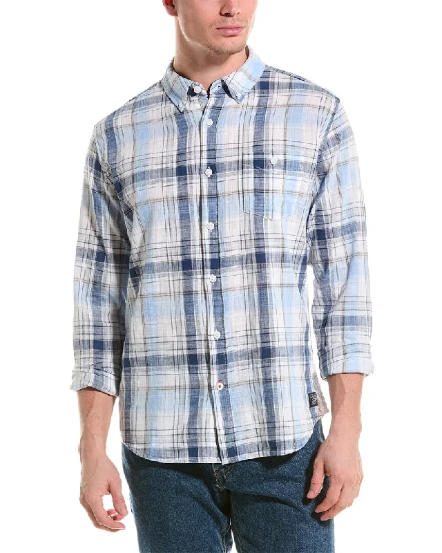 Men’s stylish office plaid shirt -WEATHERPROOF VINTAGE Plaid Shirt